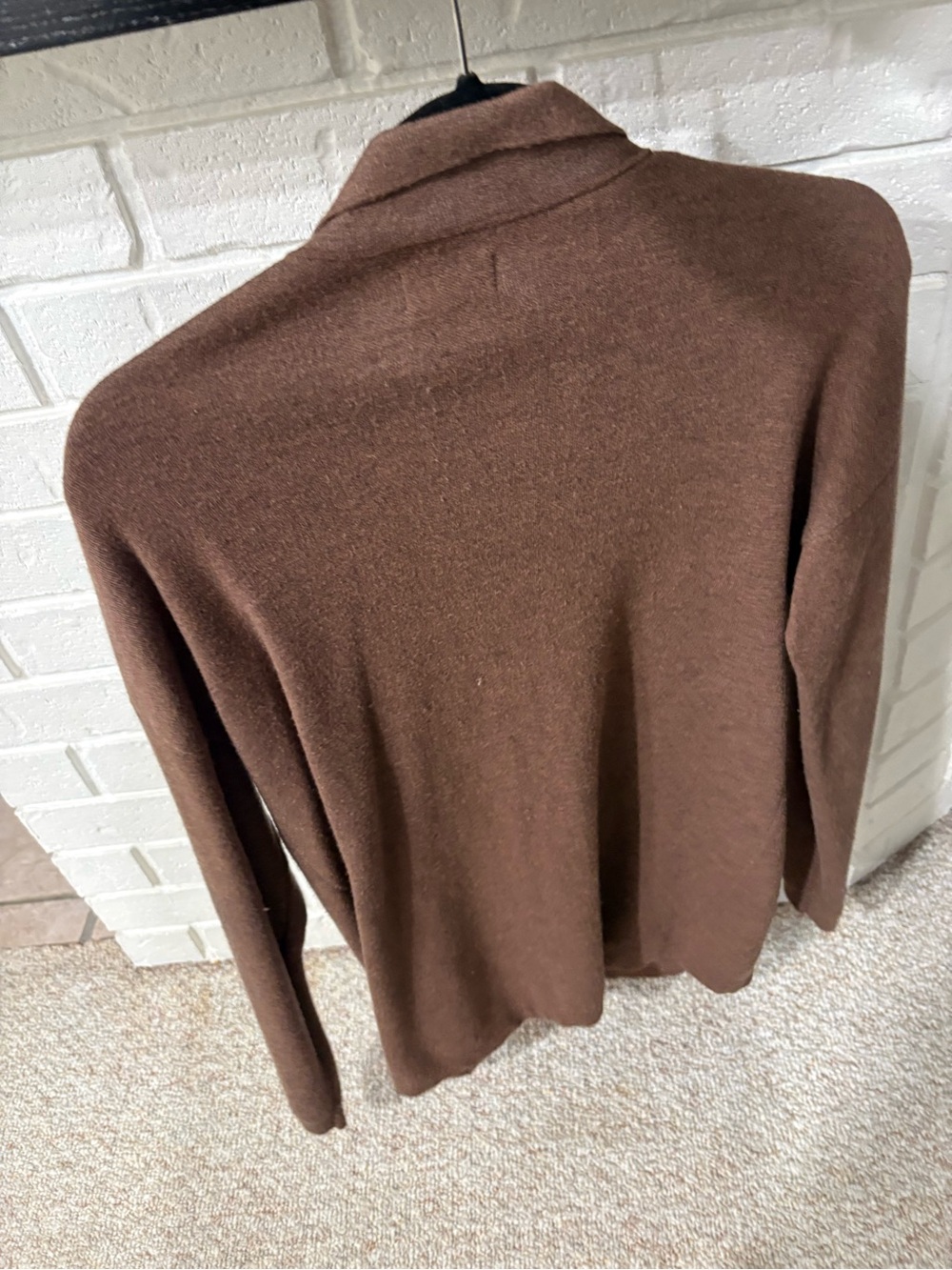 Brown Button-Front Cardigan - Picture 3 of 4